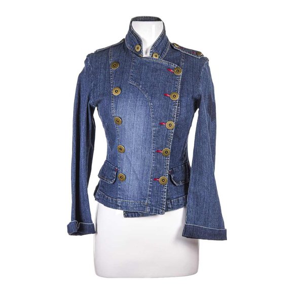 Village Jeans Denim Jackets MED Blue - Picture 1 of 2